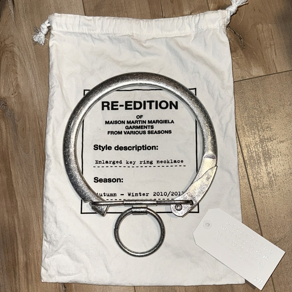 Maison Martin Margiela MMM x H&M Enlarged Key Ring Necklace NEVER WORN
